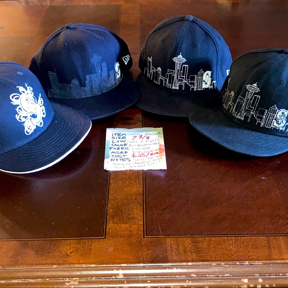 Seattle Skyline Series NewEra Mariner Fitted Hats